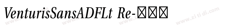 VenturisSansADFLt Re字体转换